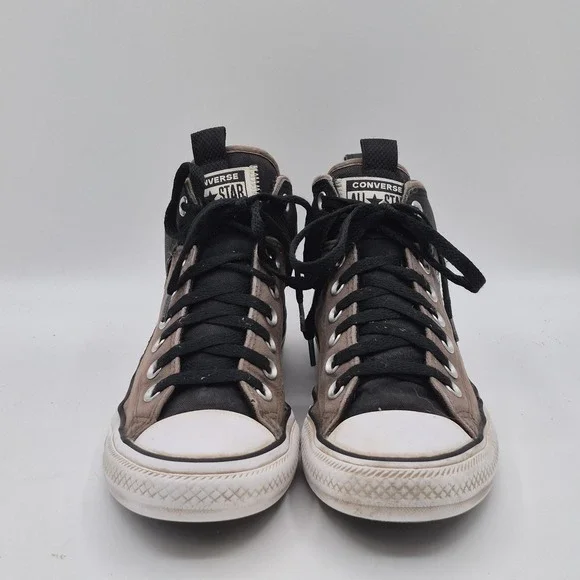 Converse Chuck Taylor All Star 2 Shoes Mens Size 8 Brown Black Mid Top Sneakers - Picture 6 of 13